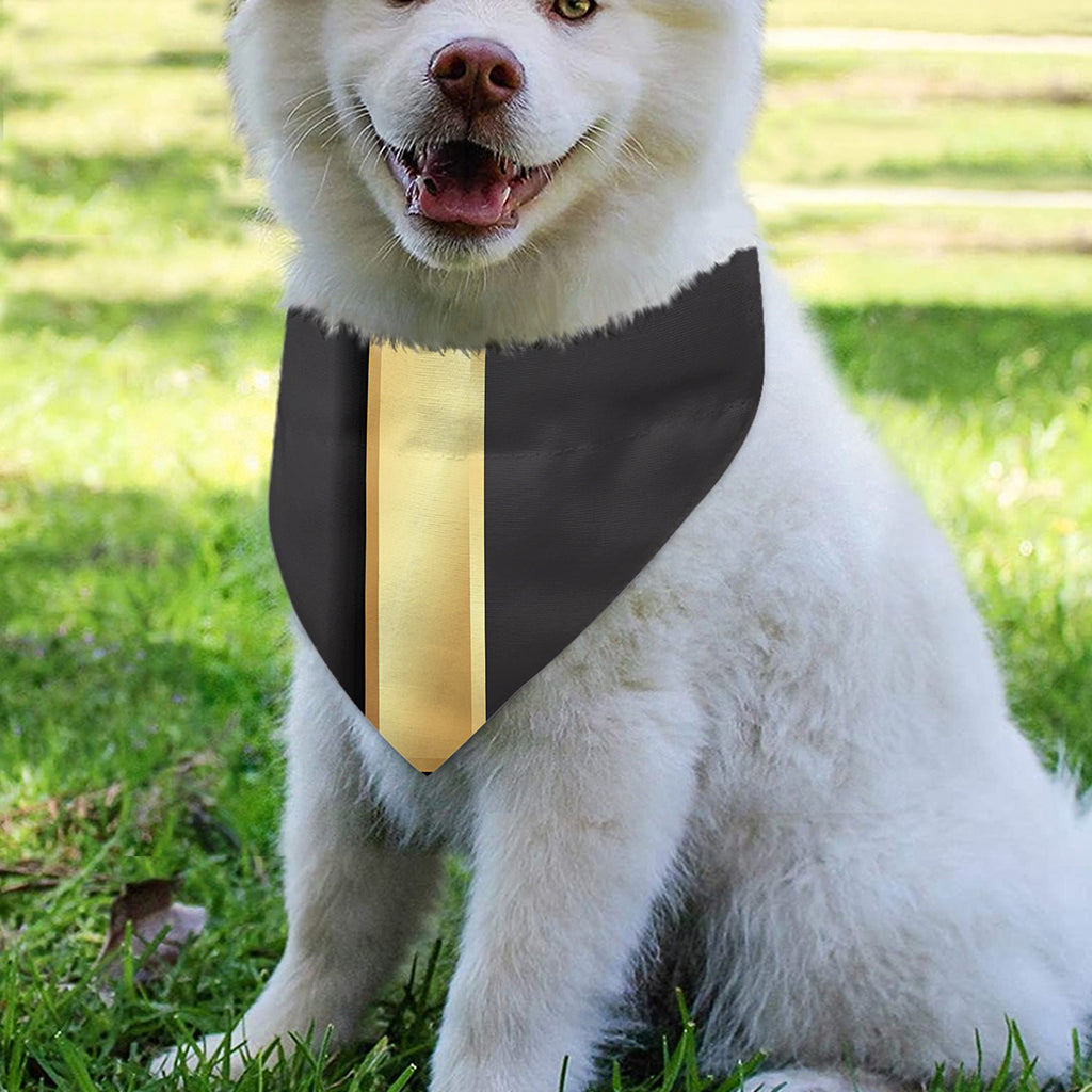 Classic Golden Cross Print Over The Collar Dog Bandana