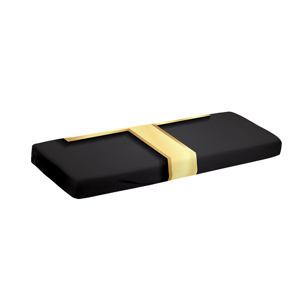Classic Golden Cross Print Piano Keyboard Cover