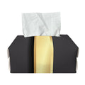 Classic Golden Cross Print Rectangle Tissue Box Cover