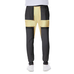 Classic Golden Cross Print Scuba Joggers