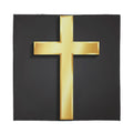Classic Golden Cross Print Silk Bandana