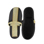 Classic Golden Cross Print Slippers