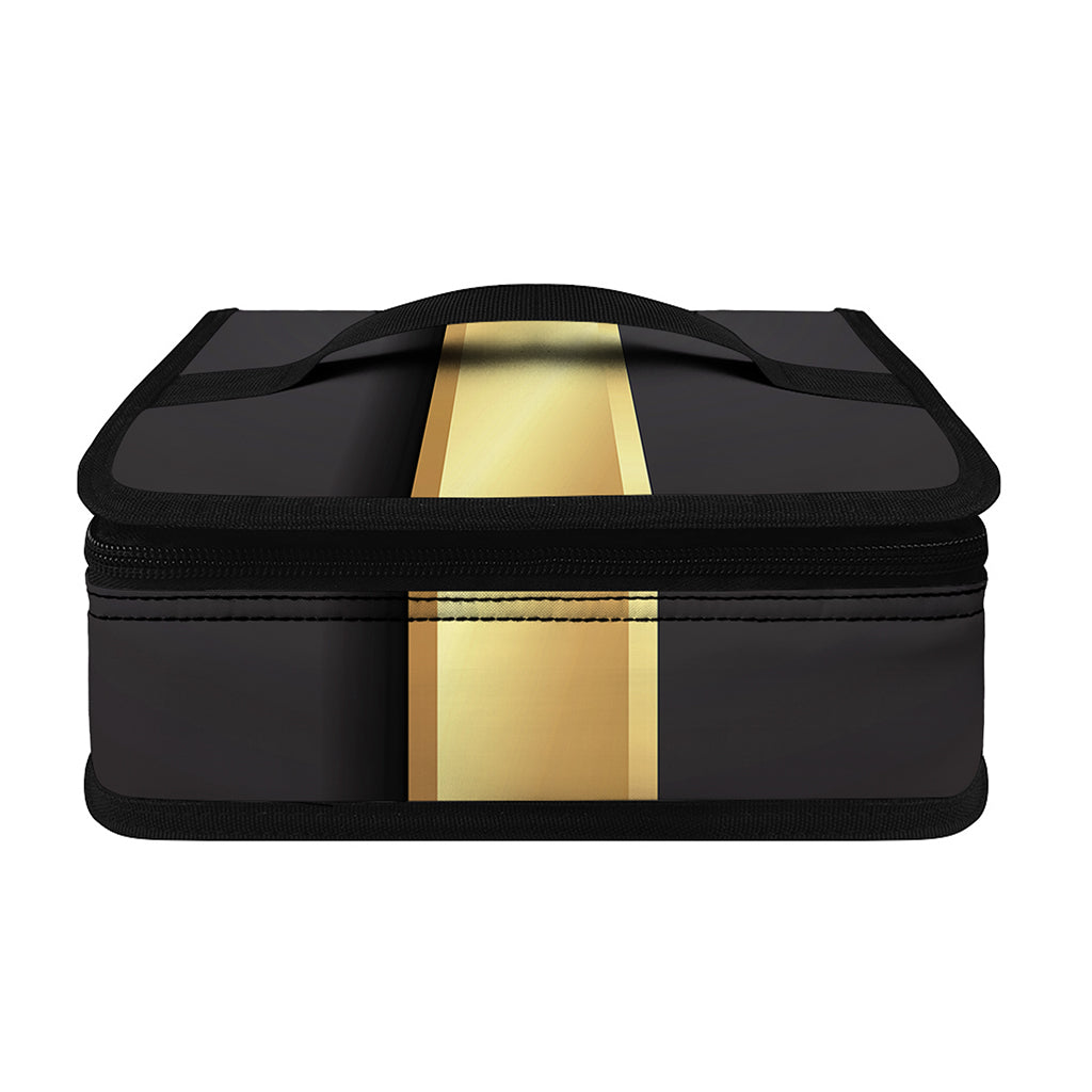 Classic Golden Cross Print Small Lunch Bag
