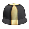 Classic Golden Cross Print Snapback Cap