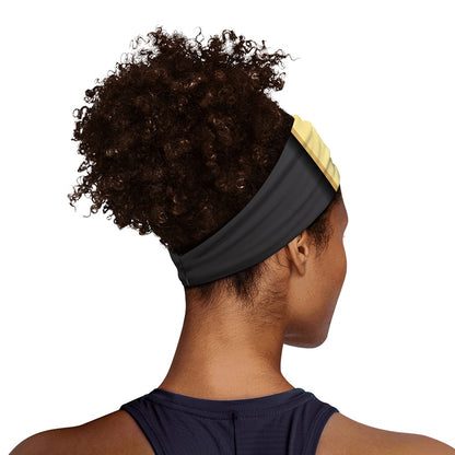 Classic Golden Cross Print Sports Headband