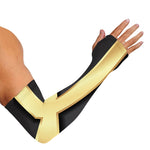 Classic Golden Cross Print Sun Protection Arm Sleeves