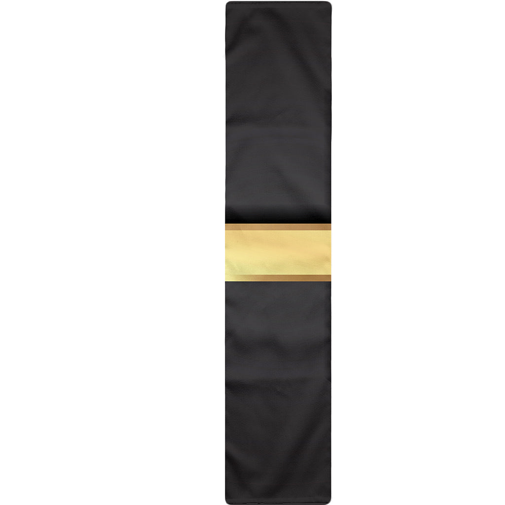 Classic Golden Cross Print Table Runner
