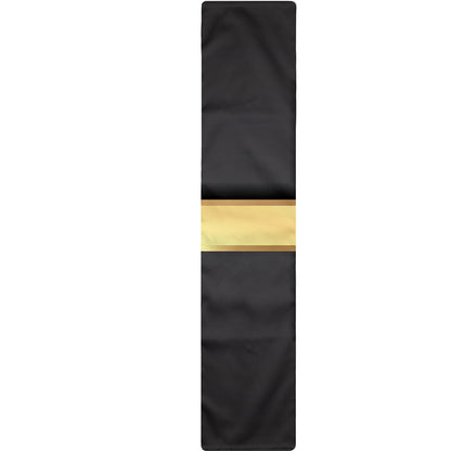 Classic Golden Cross Print Table Runner