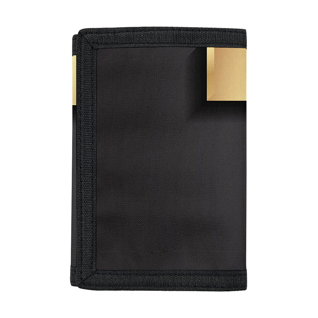 Classic Golden Cross Print Trifold Wallet