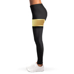 Classic Golden Cross Print Women's Leggings