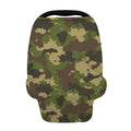 Classic Green Camouflage Print Baby Seat Cover