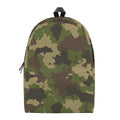 Classic Green Camouflage Print School Backpack