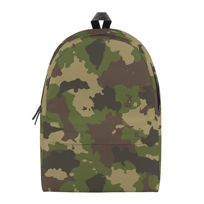 Classic Green Camouflage Print Backpack