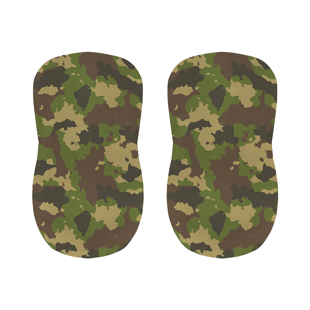 Classic Green Camouflage Print Bar Stool Covers