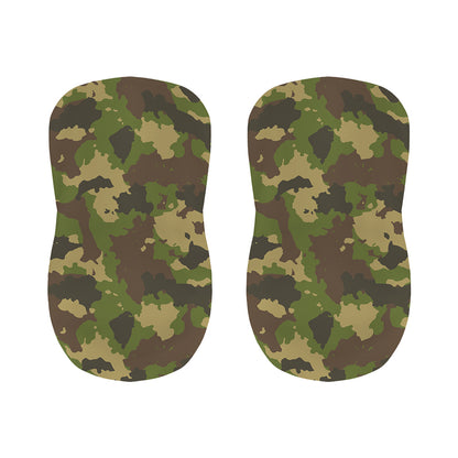 Classic Green Camouflage Print Bar Stool Covers