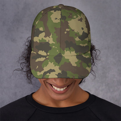 Classic Green Camouflage Print Baseball Cap