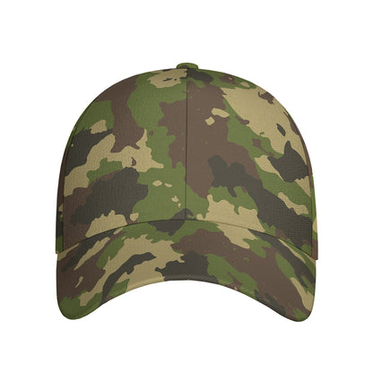 Classic Green Camouflage Print Baseball Cap