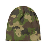 Classic Green Camouflage Print Beanie