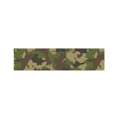 Classic Green Camouflage Print Bed Runner