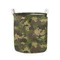 Classic Green Camouflage Print Collapsible Laundry Basket