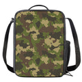 Classic Green Camouflage Print Crossbody Lunch Bag