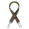 Classic Green Camouflage Print Dog Seat Belt