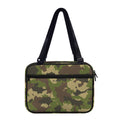 Classic Green Camouflage Print Double Strap Bible Bag