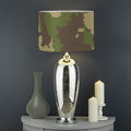 Classic Green Camouflage Print Drum Lamp Shade