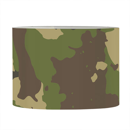 Classic Green Camouflage Print Drum Lamp Shade