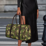 Classic Green Camouflage Print Duffle Bag
