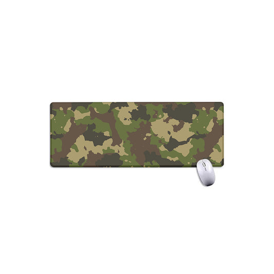 Classic Green Camouflage Print Extended Mouse Pad