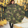 Classic Green Camouflage Print Foldable Umbrella