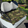 Classic Green Camouflage Print Golf Cart Seat Cover