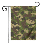 Classic Green Camouflage Print House Flag