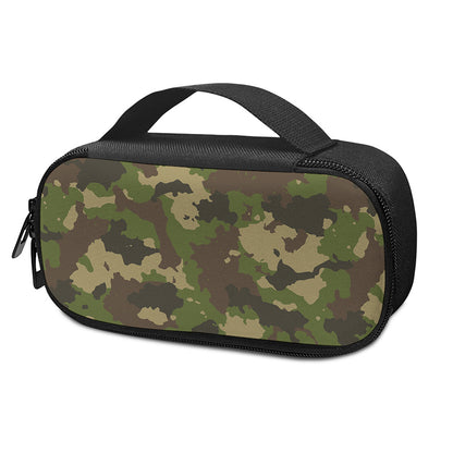 Classic Green Camouflage Print Insulin Cooler Travel Case
