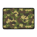 Classic Green Camouflage Print Kitchen Mat
