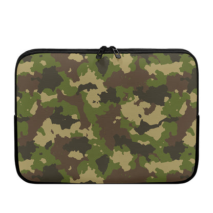 Classic Green Camouflage Print Laptop Sleeve
