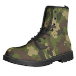 Classic Green Camouflage Print Backpack