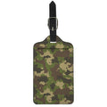 Classic Green Camouflage Print Luggage Tag