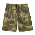 Classic Green Camouflage Print Men's Swim Trunks