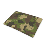 Classic Green Camouflage Print Pet Cooling Mat Cover