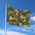 Classic Green Camouflage Print Polyester Flag