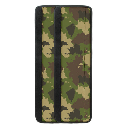 Classic Green Camouflage Print Refrigerator Handle Covers