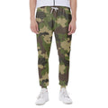 Classic Green Camouflage Print Joggers