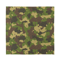 Classic Green Camouflage Print Silk Bandana