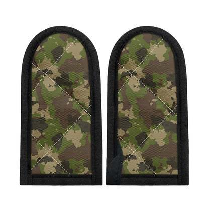 Classic Green Camouflage Print Skillet Handle Cover