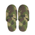 Classic Green Camouflage Print Slippers