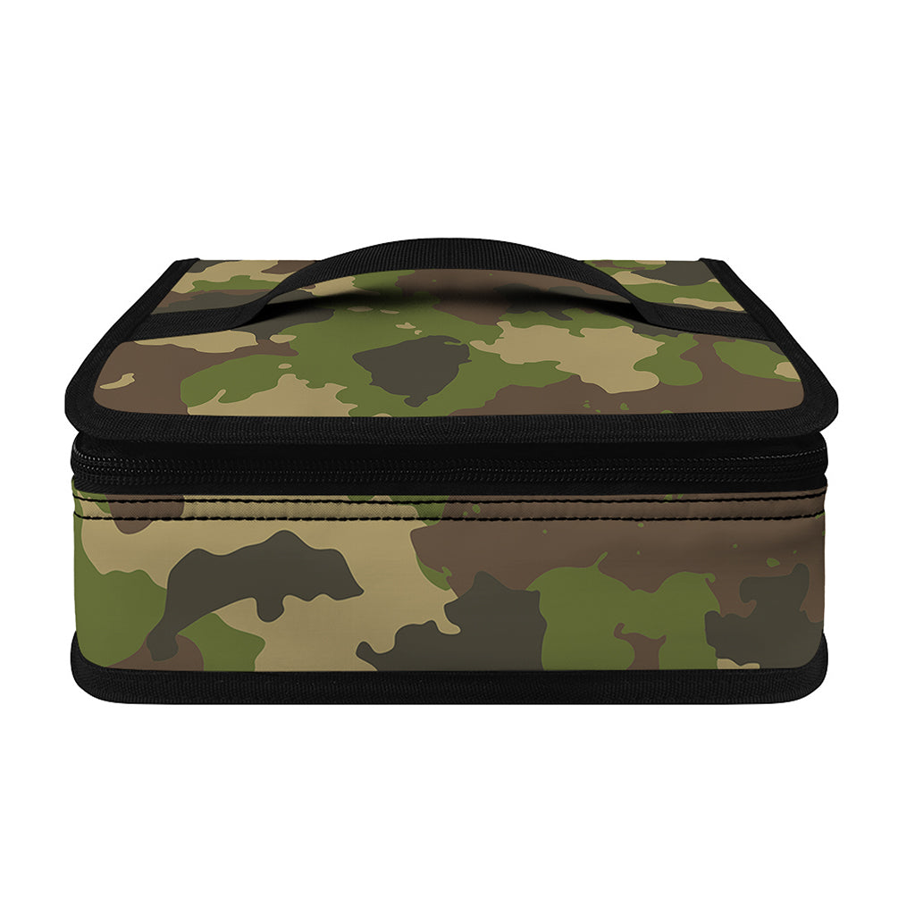 Classic Green Camouflage Print Small Lunch Bag
