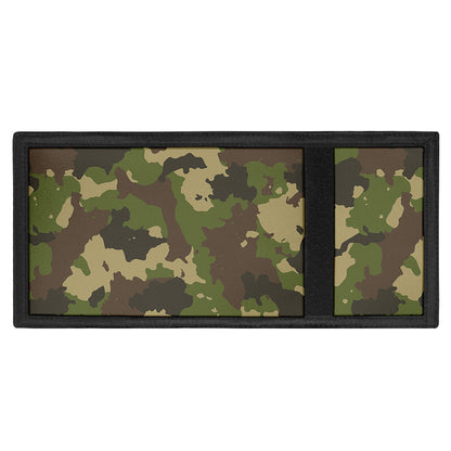 Classic Green Camouflage Print Trifold Wallet