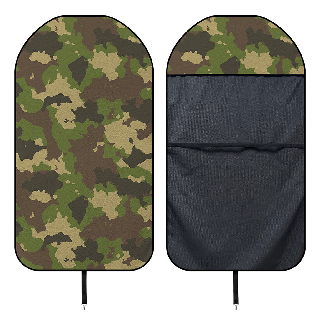 Classic Green Camouflage Print Waterproof Car Seat Cover